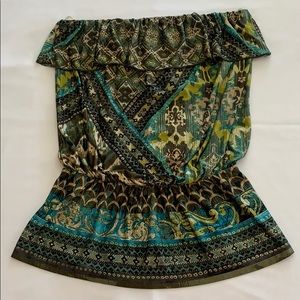 Poetry strapless/tube top size Small (A4)